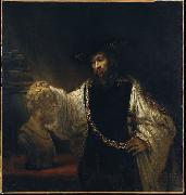 Rembrandt Peale Aristotle with a Bust of Homer Germany oil painting artist